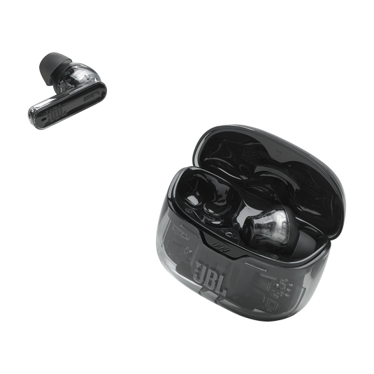 JBL Tune Beam Ghost Edition - Black Ghost - True wireless Noise Cancelling earbuds - Detailshot 5 image number null